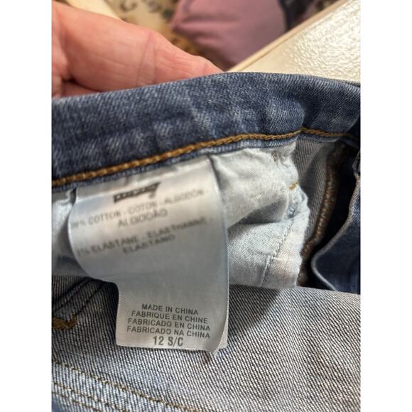 Bootcut Levis 515 Bootcut Size 12 S/C Women's Denim Blue Jeans Button Pockets - Picture 7 of 10